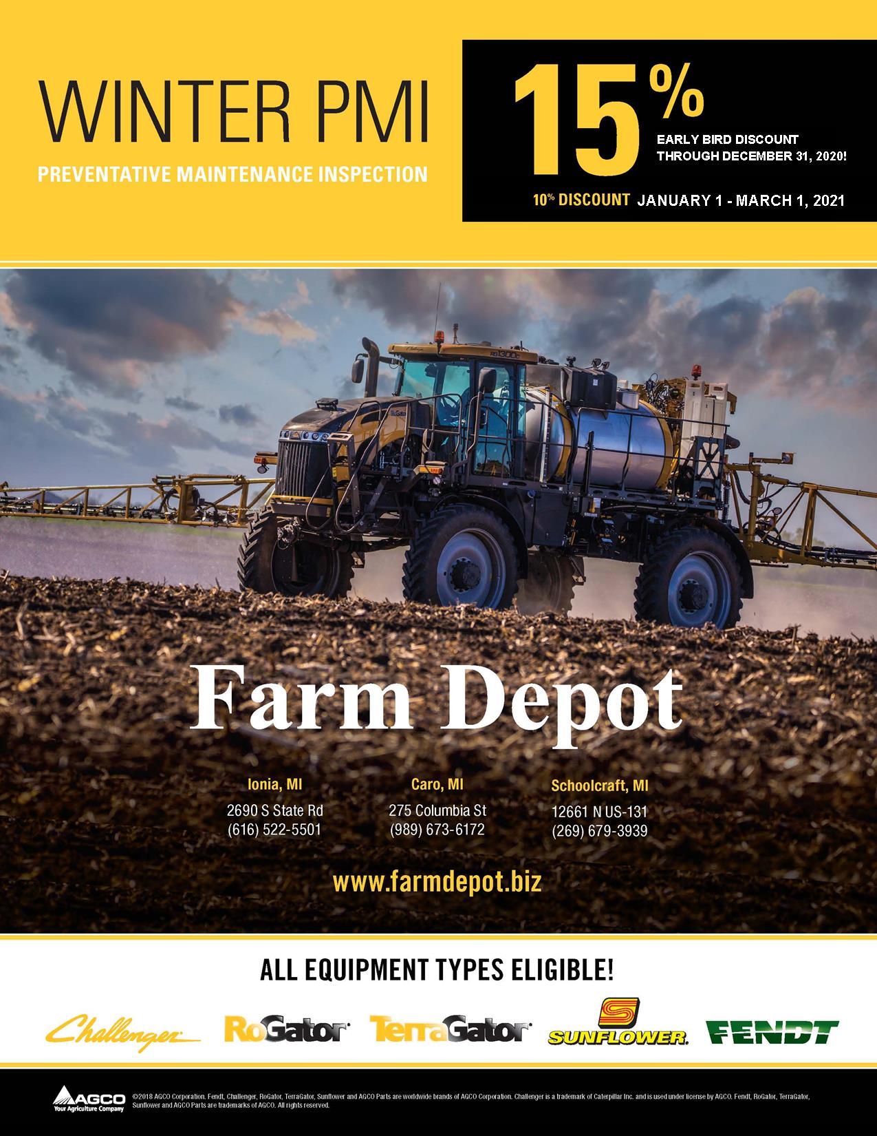 Service Specials Farm Depot Caro Michigan